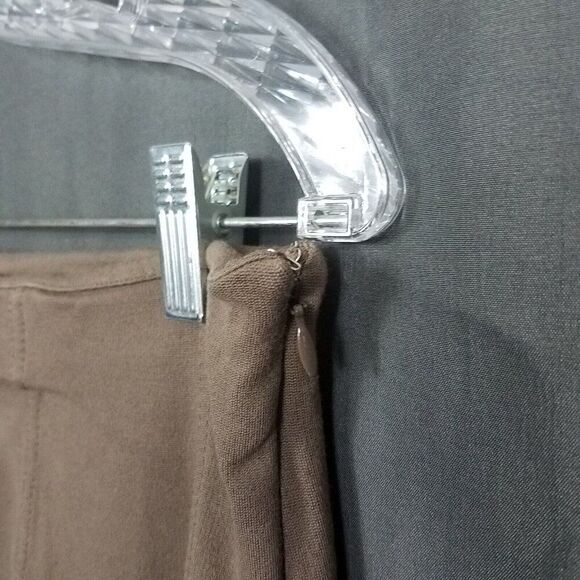 Express Size 10 Skirt Side Zip Stretch Career Casual Knee Length Straight Pencil - Picture 7 of 12